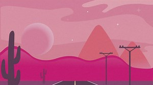 Animation of popular vacation spots  - Free Stock Video