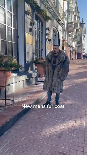 Stylish Men's Fur Coat Collection