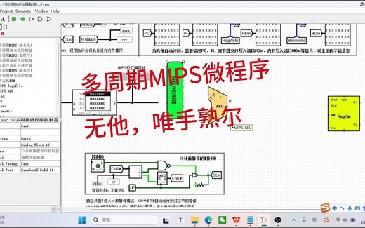 【计组实验】多周期MIPS微程序