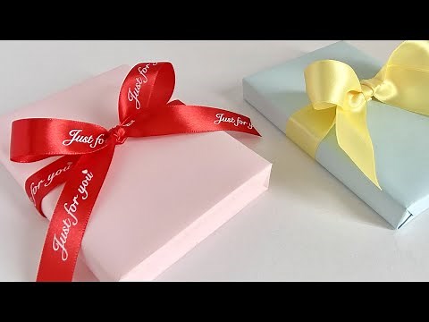 【裏面が出ない】可愛い！リボンの結び方／[No back side] How to tie a ribbon cutely