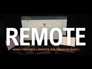 How I Cracked 4 REMOTE JOBS ( Back to Back ) 🔥