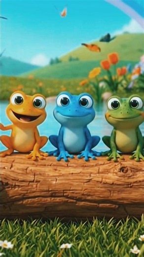 Five Little Speckled Frogs 🐸 | Counting Song for Kids | Nursery Rhymes & Baby Songs
