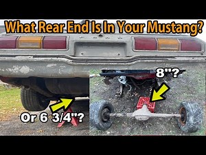 1974-78 Ford Mustang II Rear End Differences & Engines That Were Used Ford Pinto, Ford Bobcat?