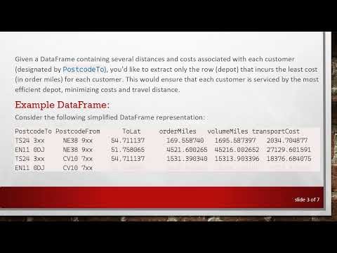 How to Query a DataFrame for the Row with Minimum Value in Python Using Pandas