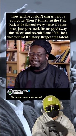 T-Pain Shuts Down Haters WITHOUT Auto-Tune 🎤#TPain #TinyDesk #NPRMusic #NoAutoTune #rapper #hiphop