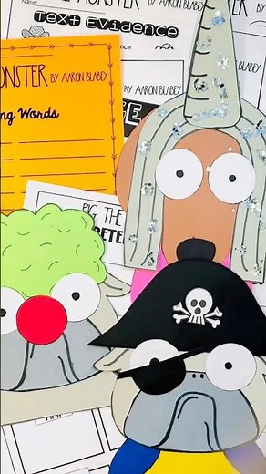 Pig the Monster Reading Comprehension Halloween Book Companion Activities