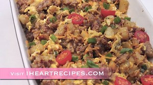 603K views · 452 reactions | This Egg, Sausage, and Potato Scramble recipe is simple and so delicious. Perfect for breakfast, brunch or anytime of day. Get the full recipe here: https://iheartrecipes.com/egg-sausage-and-potato-scramble/ | I Heart Recipes | Facebook