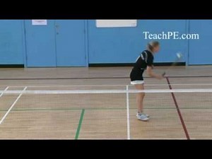 Badminton - Forehand High Serve