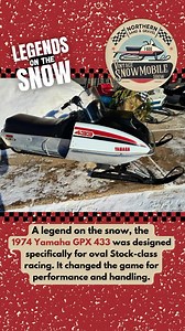 🌟 Legends on the Snow: 1974 Yamaha GPX 433 🌟 A true racing icon, the 1974 Yamaha GPX 433 was built to dominate the competition. Designed specifically for oval Stock-class racing, this machine introduced Yamaha’s first production slide rail rear suspension—a revolutionary leap in performance and handling. Today, the GPX 433 is ready to shine and will be proudly on display at the Vintage Snowmobile Show at Northern Sand & Gravel on January 31st. 📅 Event Details: Friday, January 31 | 10 AM - 3 P
