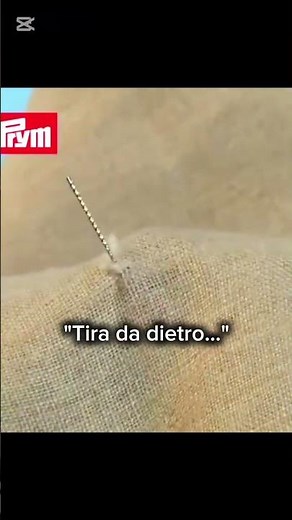 Come riparare i fili tirati sui tessuti con l'Ago Magico Prym #giorgettistrass #cucitocreativo
