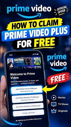 Amazon Prime Free Offer 🔥 | Prime Video Subscription Kaise Le#primevideo