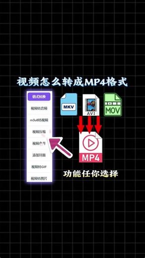 视频怎么转成mp4格式 #视频格式转换mp4 #视频格式转换 #格式工厂 #mp4怎么转换成mp3