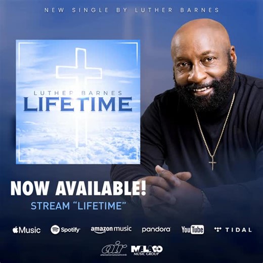 Malaco Gospel on Instagram: "Pastor Luther Barnes has released his brand new single “Lifetime” and it’s NOW AVAILABLE on all streaming platforms! If you need a message that’ll lift your spirit and bless your heart, “Lifetime” is the one!"