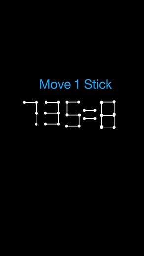 114K views · 119 reactions | Math riddle: Move 1 matchstick to make equation true | Brain test #matchstick #math #puzzle #riddles #iqtest #reels | Maths Animation | Facebook