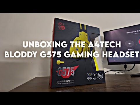 Unboxing the A4Tech Bloddy G575 Gaming Headset 🎧