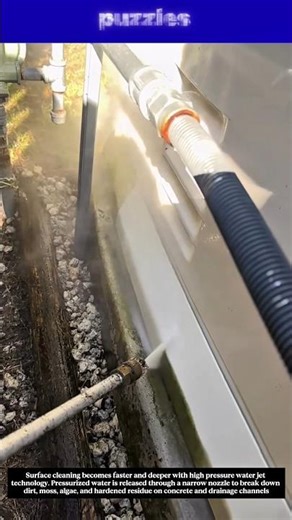 Extreme Drain Cleaning with High Pressure Water Jet | Powerful Surface Restoration