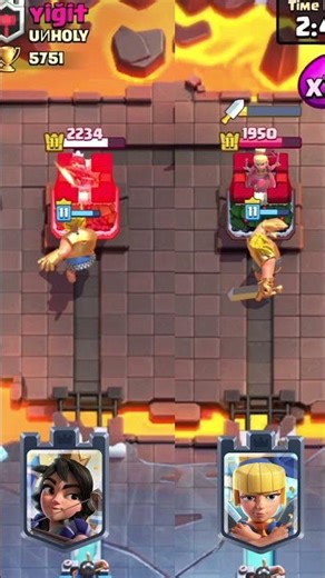 Princess vs. Dagger Duchess #clashroyale