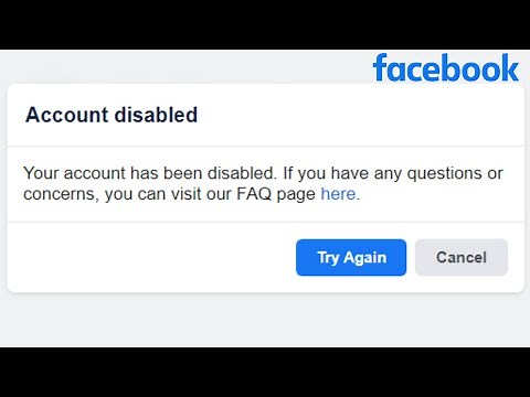 Fix facebook account disabled your account has been disabled if you have any questions or concerns