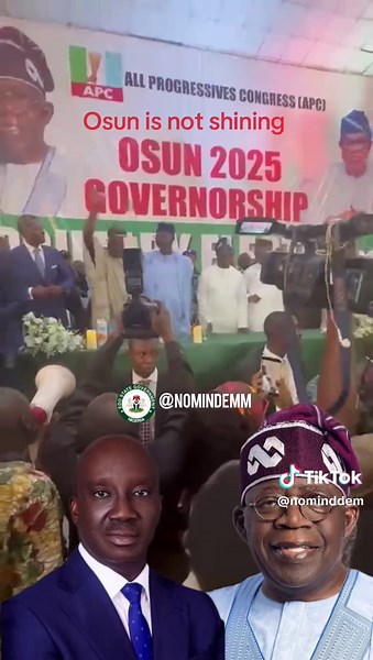 The people of Osun State gave a warm reception to His Excellency, Governor Monday Okpebholo, the Chairman of the Osun State APC 2025 Governorship Primary Elections- #nominddem