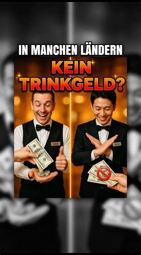 Hast du gewusst? In manchen Ländern ist Trinkgeld verboten! #Shorts #trinkgeld #hey #wissen #fakten
