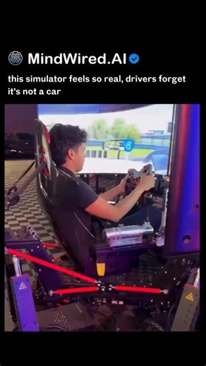 AI | Future Tech | Latest AI News | Daily AI Drops | AI Startups | 🚨 This isn’t a video game — it’s a $90,000 full-motion racing simulator that feels like the real track. Using precision-engineered... | Instagram