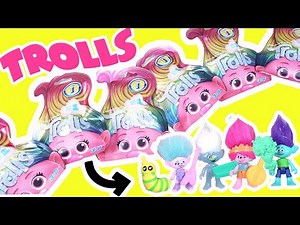 Trolls Band Together Movie Dolls and Instruments with Poppy, Branch, Guy Diamond