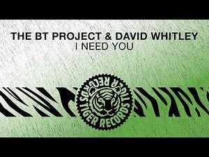 The BT Project, David Whitley - I Need You