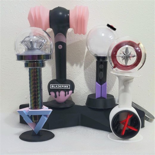 Original Designed K-pop Light Stick Holder Stand, Custom 3D Printed - Etsy