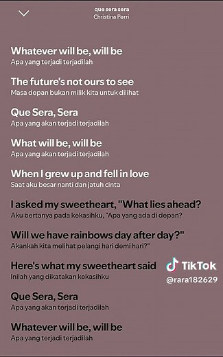 Que Sera Sera by Christina Perri: Lyrics and Meaning