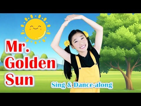 Mr. Golden Sun with Lyrics and Actions | Circle Time Kids Songs & Nursery Rhymes | Sing with Bella