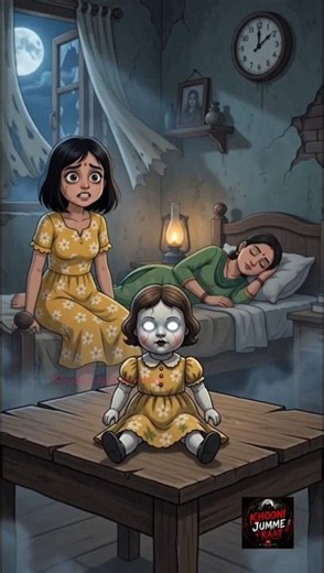 Ek Shraapit Gudiya 😱 | 2D Horror Animation. #shorts #ytshorts #horror #horrorshorts #story #hindi