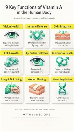 9 Key Functions of Vitamin A in the Human Body