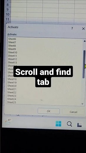 See all Excel Tabs | Fast Excel Tutorial #2