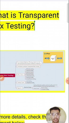 What is Transparent Box Testing | 1 min - Software Testing Shorts #98