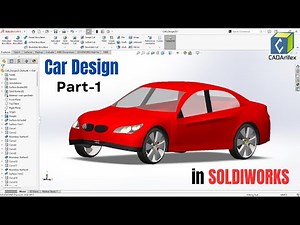 Design a Car in SOLIDWORKS: Part - 1 | Step-by-Step Surface Tutorial #car #solidwork #design