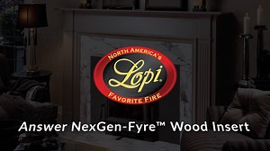 Lopi® Answer Wood Burning Fireplace Insert