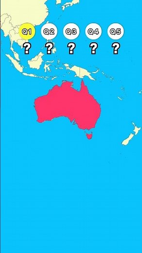 Can You Guess All 5 Countries? 🌍 #mapquiz #challenge #geographyquiz #guessthecountry