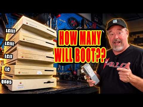 5 Vintage Apple Macs, 1 Working Power Supply—Which Survived?