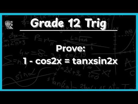 Double & Compound Angles Question | Grade 12