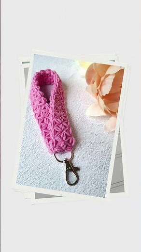 Crochet Lanyard Tutorial| EASY CROCHET KEYCHAIN #amigurumi #crochet #viral #diy