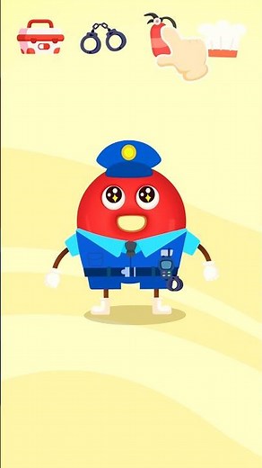 【あそび】ドーナツが警察官・消防士・お医者さんに大変身！｜職業ごっこ｜赤ちゃんが喜ぶ｜知育｜子どもの歌｜どーなっぴー