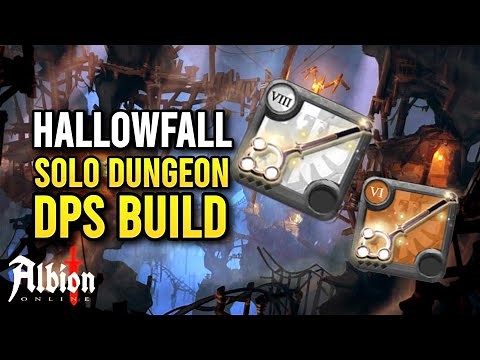 Hallowfall Solo Dungeon DPS Build | Albion Online | PvE | How To Solo Dungeons as Healer