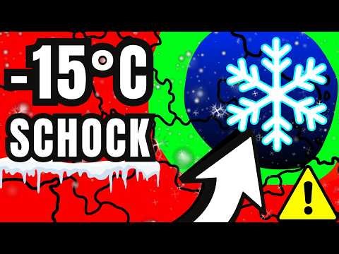 KÄLTE-SCHOCK! Von +23°C auf -15°C Absturz - Schnee-Chaos droht!