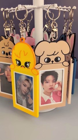 Stray Kids Photocard Holder, 3D Printed SKZOO Character PC Keychain - Etsy