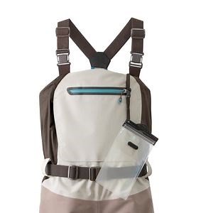 [Hot Item] Fishing Waterproof Dry Pants Breathable Zip-Front Hunting Fishing Waders with Overlay Pockets