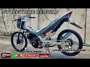 Raider 150 Streetbike build. New rimset +Upper speed swingarm Installation. | Graham MOTO!