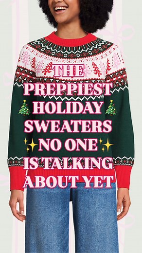 35 reactions | Holiday sweaters that feel classic, feminine, and...