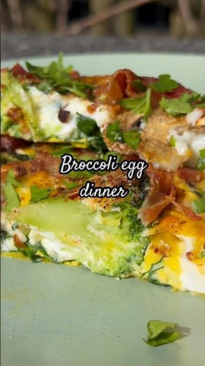 Airfryer broccoli egg dinner for the one person in the air fryer 🥗🥦