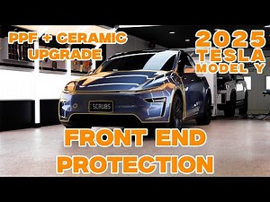 2025 Tesla Model Y Gets FULL Front End Paint Protection Upgrade!