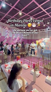 Plan the sweetest birthday party for your kid for as low as P550/pax!! 🎉🎁💗 #tdm #thedessertmuseum #museum #birthday #venue #party #kid #birthdayvenue #birthdayparty #kidsbirthday #manila #moa #mallofasia #pasay #viral #trending | The Dessert Museum